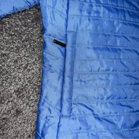 Roper women’s puffer jacket size M, zip up, pre owned blue - Picture 5 of 11